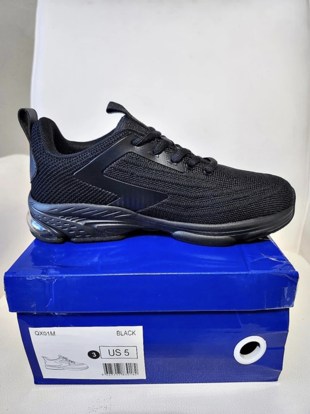 Jerko QX01M Athletic Sneakers Black US 5